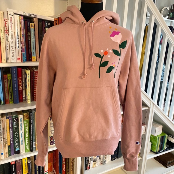 Champion X Steffi Lynn Onward & Upward Reverse Weave Hoodie Sweatshirt - Picture 4 of 15